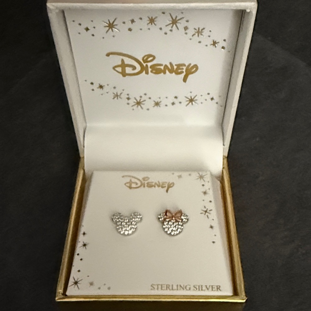 Disney Sterling Silver Mickey Earrings